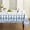 Blue, variant on Easter Tablecloth 60×84 Inch Rectangular, Spring Carrots Bunny Blue White Porcelain Washable Seasonal Table Cover for Party Picnic Dinner Decor