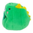 thumbnail image 3 of Cama para hámster cálida y esponjosa con dibujos animados, jaula de peluche para animales pequeños, cueva verde para hámster, 3 of 14