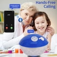 thumbnail image 3 of Blufree Altavoz Bluetooth para piscina con luces coloridas, altavoz flotante portátil para piscina IP68 impermeable, micrófono incorporado, sonido cristalino flotante inalámbrico Bluetooth para piscin, 3 of 5