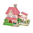 thumbnail image 2 of RYRDWP Clearance 3D Wooden Building Model DIY Assembly Puzzle Toy – Sunlit Cottage with 45PC Pieces for Creative Construction, 2 of 6