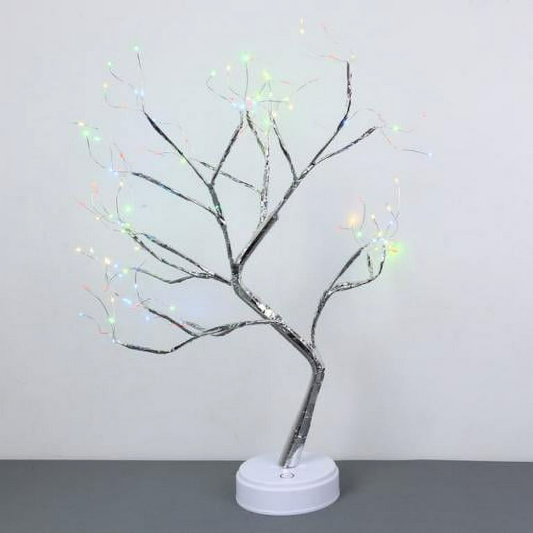 JOINTWIN LED Bonsai Tree Light,108L Fairy Tree Lamp,Adjustable & Black  Branches LED Tree Lamp,USB & Battery Operated Fairy Light Tree for Home  Decor 