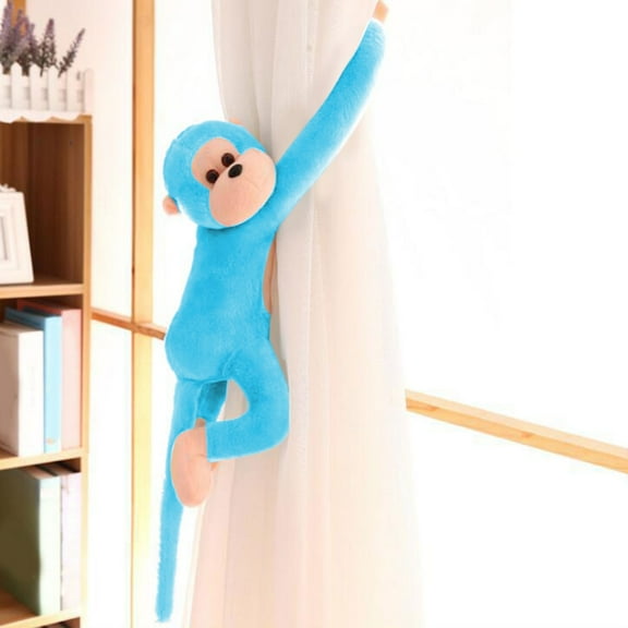 Meitianfacai Plush Monkey Toy with Long Arms for Home Hanging Decor and Interactive Play Gift