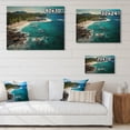 thumbnail image 4 of Designart "Finding Paradise in the Caribbean II" Landscapes Print on Natural Pine Wood, 4 of 5