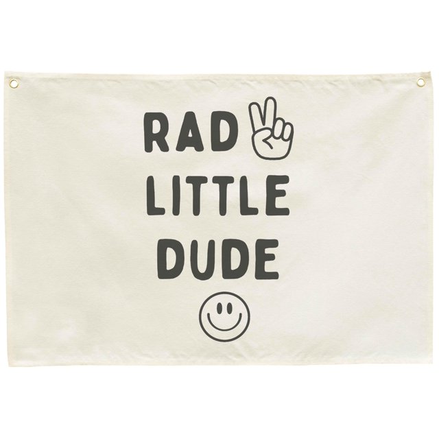 Pancarta Rectangular De Lona Para Guardería, Decoración De Pared Para Encima De La Cuna, Dormitorio, Sala De Juegos, Cartel De Bandera, Arte De Pared Para Bebé, Niño, Niña, Baby Shower, Regalo De Cump