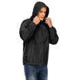thumbnail image 5 of Tinglu Spring Men Jackets with Hooded Raincoat Waterproof Jacket Zip Up Men's Windbreaker Clothing, 5 of 8