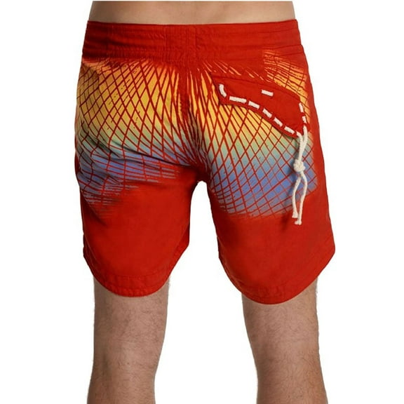 ToBeInStyle Men's Long Shorts w/ Zip-Up Side Pockets