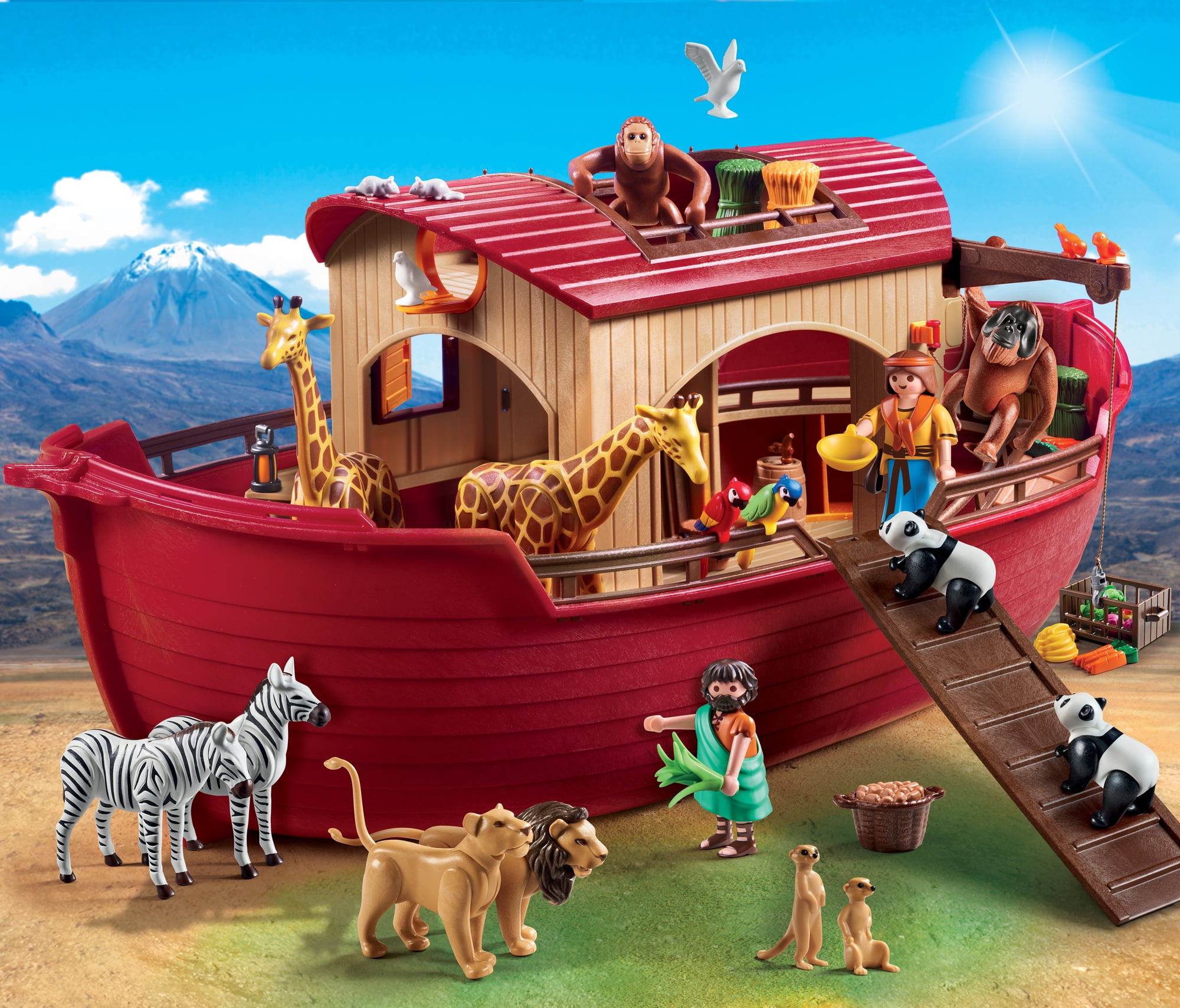 Playmobil zoo brown scale foredeck noah's ark 3255 5276 9373 