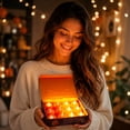 thumbnail image 4 of Halloween Mini Pumpkin Candle Lights—12 Pack, Flameless Short Electronic Candles for Halloween Party Home Indoor Decorations, 4 of 6