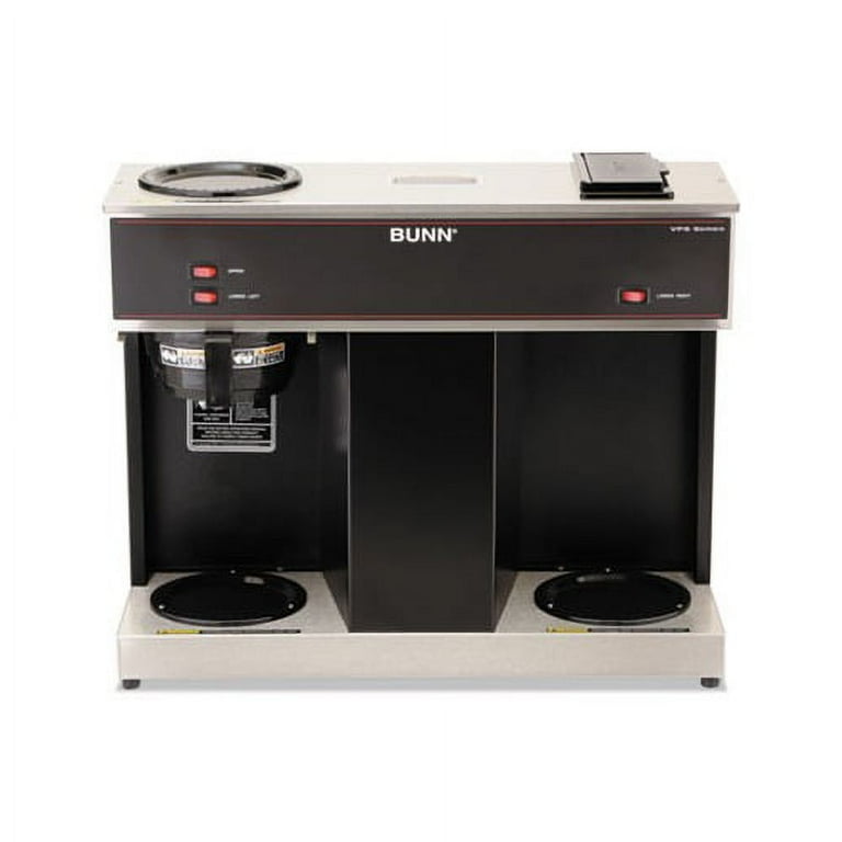 Bunn VPR-2GD 12-Cup Pourover Commercial Coffee Brewer - Black