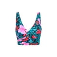 thumbnail image 2 of FORTANT Women's Floral Print Plus Size Bikini Sets Two Piece Swimsuits Ruched Cross Bikini Top with Swim Bottoms, Size S-4XL, 2 of 8