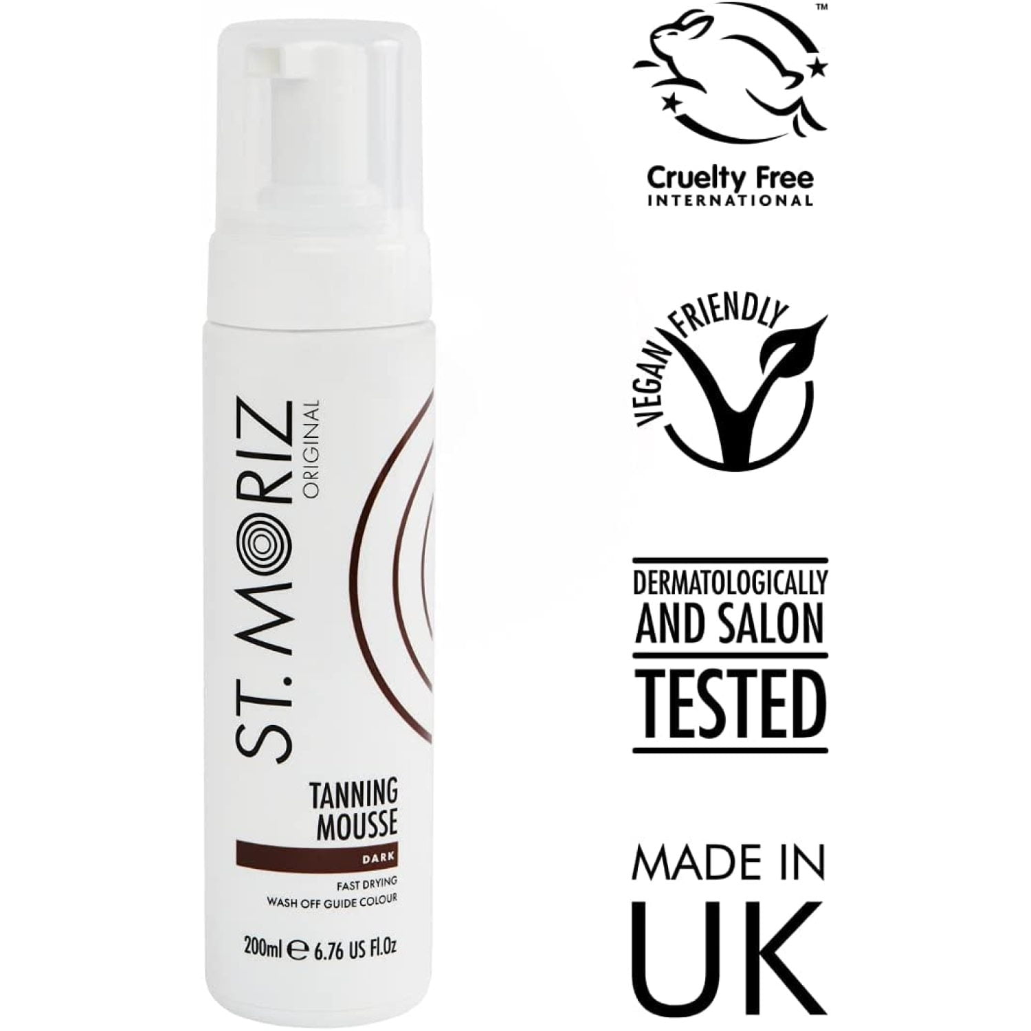 St. Moriz Darker Than Dark Instant Tanning Mousse, 200 ml