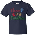 thumbnail image 3 of Inktastic PawPaw Grandkids Handprints Youth T-Shirt, 3 of 5