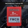 thumbnail image 3 of Tarjeta De Memoria Tarjeta de memoria McBoot V1.953 de 8 MB gratis para PS2 FMCB 1.953 Tarjeta de memoria (Rojo), 3 of 6