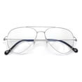 thumbnail image 5 of 3 Pairs of Classic BIFOCAL Stylish Blue Light Blocking Reading Glasses 4.00 for Women and Men Metal Ultralight Aviator-Style Oversized Readers +4.00, 5 of 7