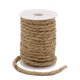 thumbnail image 1 of Cuerda de yute marrón natural de 33 pies y 6 mm, cordel de yute para jardinería, agrupación, decoración, bricolaje y manualidades, 1 of 5