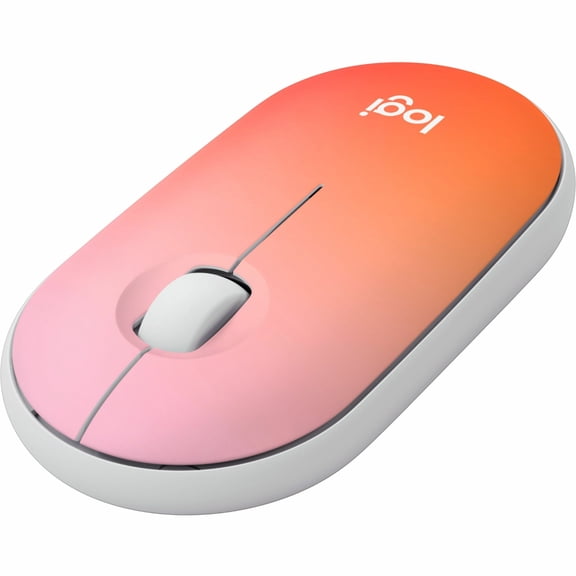 Logitech M340 Mouse - Optical - Wireless - 32.81 ft - Radio Frequency - 2.40 GHz - Tropical Sunrise - USB Type A - 1000 dpi - Scroll Wheel - 3 Button(s) - Symmetrical - 1 x AA Battery Supported
