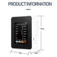 thumbnail image 1 of For 6 in 1 pm25 pm10 hcho tvoc co co2 air quality detector co co2 formaldehyde monitor home office, 1 of 5