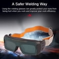 thumbnail image 3 of Gafas de soldadura de oscurecimiento automático de energía solar Gafas protectoras de seguridad para soldadores, 3 of 7