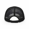 thumbnail image 5 of IDALL Baseball Cap Trucker Hat Men Hat Hollow Brim Breathable Mesh Cap Outdoor Fishing Sunscreen Baseball Cap Sunshade Hat Visor Hats Snapback Hats Black One Size, 5 of 8