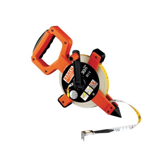 Bahco - LTS Open Reel Fibreglass Tape 30m/100ft (Width 13mm)