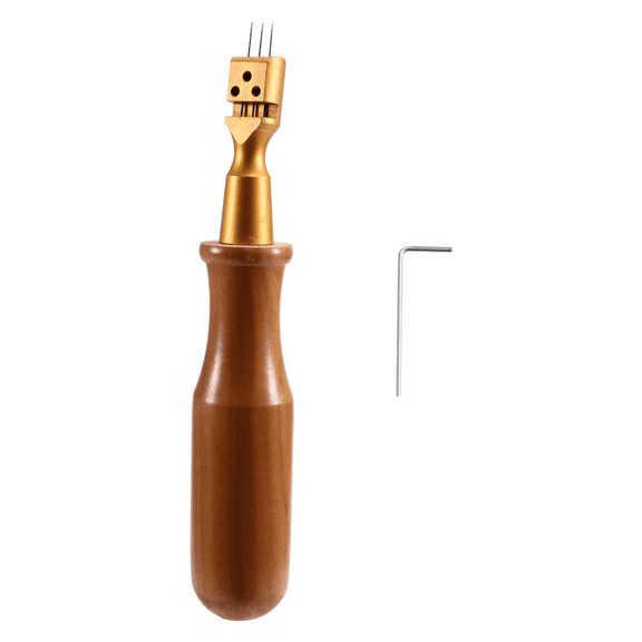 Piano Tuning Tool with Wood Handle Mallet Hammer Wrench Tuning Lever Piano Maintenance Tool