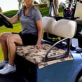 thumbnail image 2 of Jeiento Universal Golf Cart Seat Covers Duck Hunter Camouflage Golf Cart Seat Towel Blanket Universal Sports Cart Seat Cushion Fits for More 2 Person Seats Golf Carts, 2 of 5