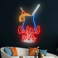 thumbnail image 5 of Handmadetneonsign Cocktail Party Neon Light, Cocktail Neon Sign, Wine Bar Led Light, Club Bistro, 5 of 5