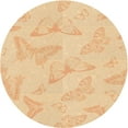 thumbnail image 1 of Ahgly Company Indoor Square Patterned Khaki Gold Area Rugs, 3' Square, 1 of 6