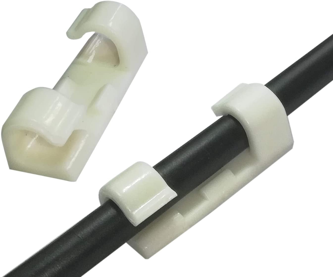 Extension Cord Cable Organizer Cable Management Clips With Self Adhesive 6mm Tv Pc Wire Holder For Car Office Desk Accessories Home Nightstand White Pack Of 20 Walmart Canada