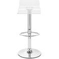 thumbnail image 4 of Bronte Living Tabouret de Bar en Acrylique avec Hauteur Réglable, Design Pivotant à 360°, Dossier Bas, Protection de Sol et Base Piédestal avec Repose-Pieds Confortable - Série Rachel - Ensemble de 2, 4 of 9