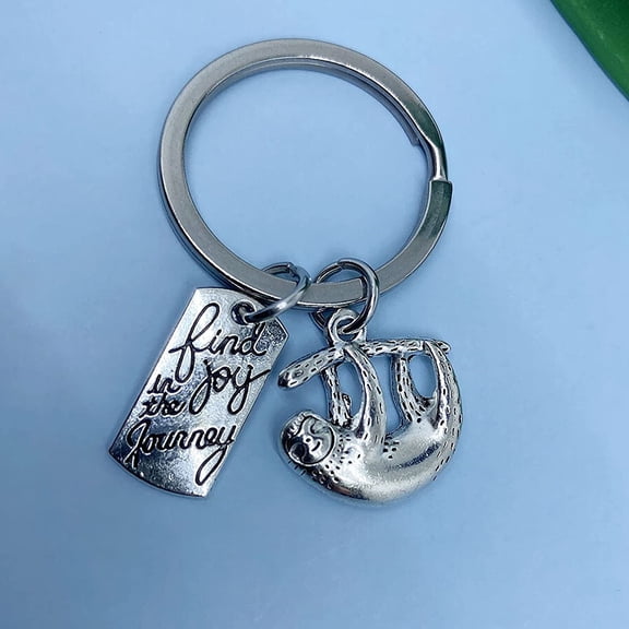 GOOHOCHY  Novelty Keychains Sloth Exquisite Craftsmanship Lovely Design