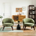 thumbnail image 6 of ALEAVIC Accent Chair Armchair with Cozy Soft Padded, Suitable for Living Room Bedroom, Green, 6 of 6