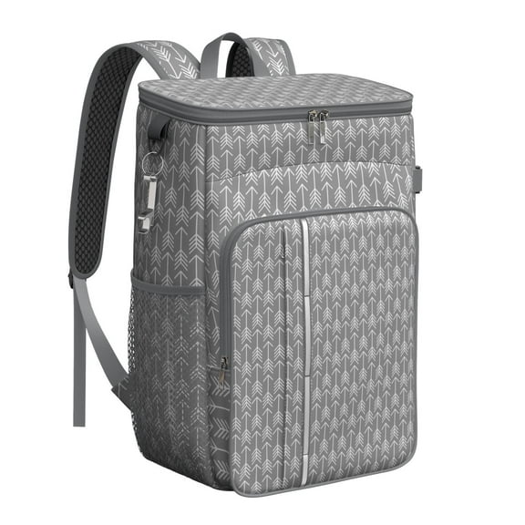 Hippie Insulated Cooler Backpack - 20L Leakproof Soft Cooler Bag, Retro Style for Outdoor Enthusiasts