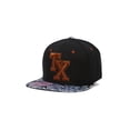 thumbnail image 2 of City Caps Black/Floral Adjustable Snapback - Texas, 2 of 2