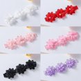 thumbnail image 4 of Flower Headband for Baby Girl Elastic Baby Floral Headbands Crown Hairbands Hair Accessories for Newborn Infant Toddlers Kids, 1/2/3/6 Pack, 4 of 5