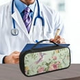 thumbnail image 5 of Jiueut Hummingbird Stethoscope Storage Bag Flower Nursing Stethoscope Bag for Nurses Storage Zipper Bags for Organizing Stethoscope Bag with Carrying Handle, 5 of 7