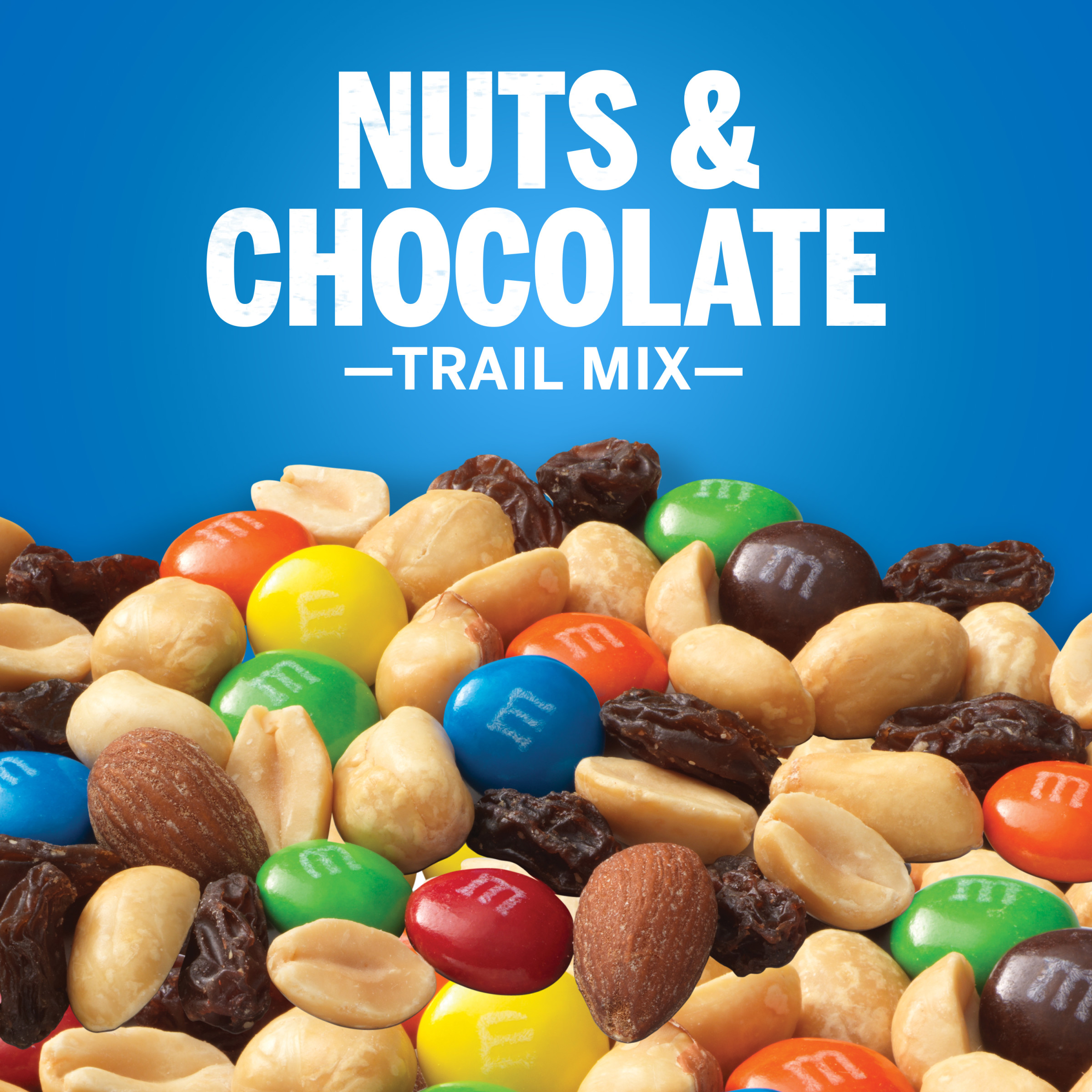 Planters Nuts & Chocolate Trail Mix with Roasted Peanuts, M&M Chocolate Candies, Raisins & Roasted Almonds, 1.19 lb Bag - image 2 of 14