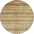 thumbnail image 1 of Ahgly Company Machine Washable Indoor Round Contemporary Light Brown Area Rugs, 5' Round, 1 of 7