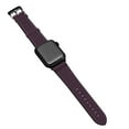 thumbnail image 2 of Kebiory Compatible with Apple Watch Band 38mm 40mm 41mm,Canvas Strap with Soft Leather Lining with Classic Firmly Buckle for iWatch Series8/7/6/5/4/3/2/1/SE for Women/Man (Purple), 2 of 7