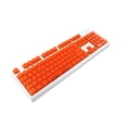 thumbnail image 3 of DIY Touches Transparentes ABS Traitement Mat Touches MX Switch Gaming RGB pour CHERRY MX/Clone Switchs Orange Transparent, 3 of 9