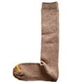 thumbnail image 2 of Lian LifeStyle Women's 1 Pair Awesome Breathable Fancy and Cozy Knee High Cotton Boot Socks Size 6-9 Coffee, 2 of 2