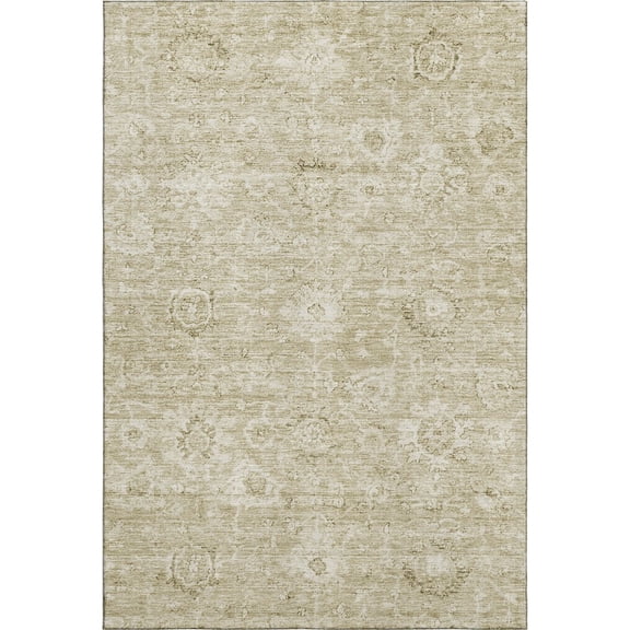Dalyn Rugs Premium Machine Washable Mayfield AMF1089 Beige 5' x 7'6" Rug