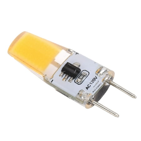 

G8 LED Bulb 3W 300LM Mini Dimmable Bi‑Pin Light Bulb AC120V for Chandelier Table LampsWarm White 2700K‑3100K