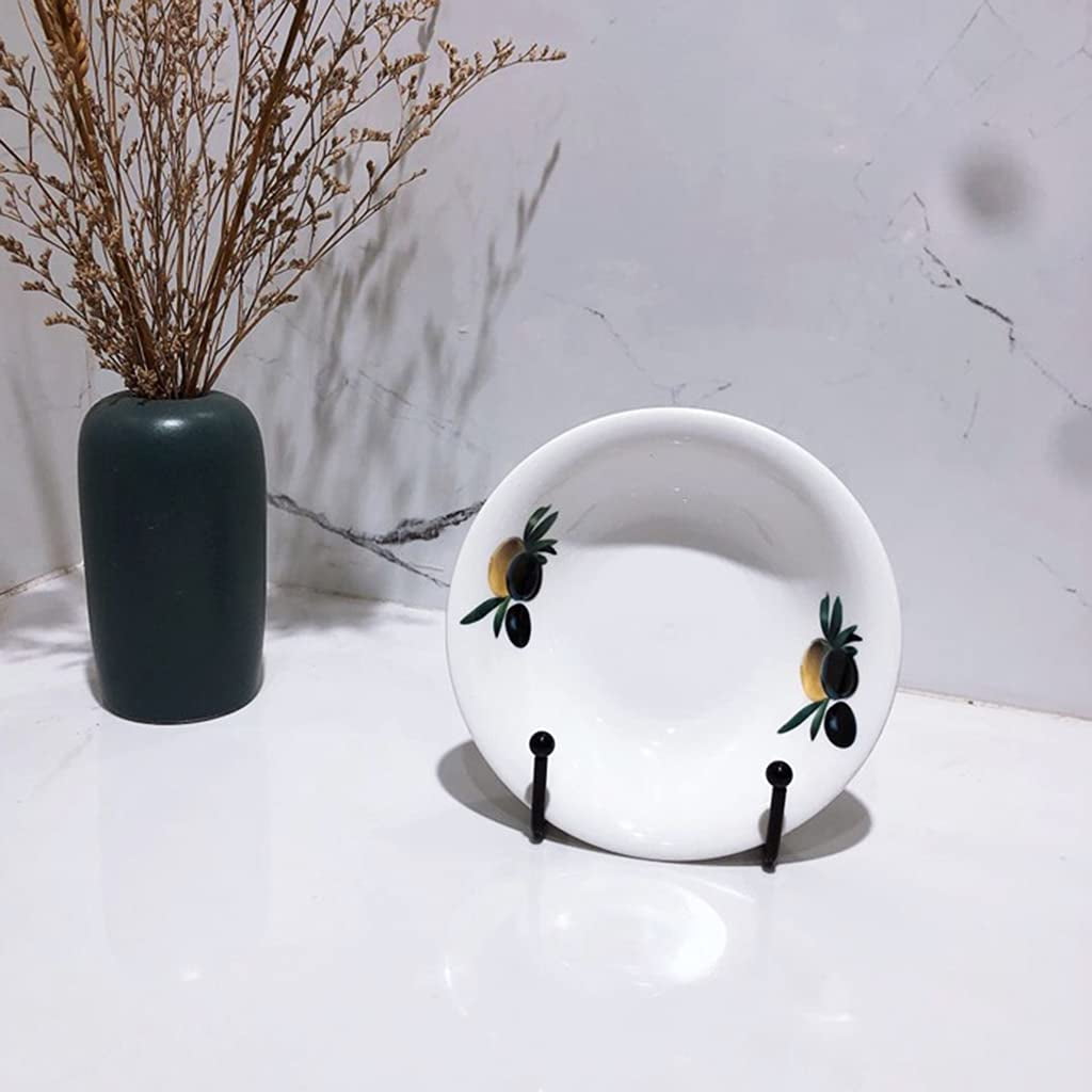 Exquisite Plate Stand For Display Metal Frame Holder Easel Plate Dish Display Stand For Home Kitchen Office
