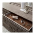 thumbnail image 3 of Maklaine Contemporary 72"W Wood Dresser and Mirror in Gray Finish, 3 of 5