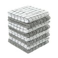 thumbnail image 1 of Paños de cocina Bumble Premium de algodón gris, 30 x 30 cm, 405 g/m², paquete de 8, 1 of 6