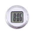 thumbnail image 1 of Reloj de montaje en manillar de motocicleta, mini reloj decorativo, electrónico compacto para coche, mini con pantalla digital en miniatura, 1 of 8