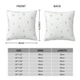 thumbnail image 4 of YFYANG Square Decorative Throw Pillow Case (Without Pillow Insert), Simple Flower Pattern Bedroom Sofa Car Cushion Cover, 24"x24", 4 of 9