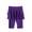 Purple, variant on SILVERCELL Girls Knee-Length Leggings with Skirt Dance Shorts Kids Ruffle Skater Skirts Stretchy Athletic Tights Half Pants Culottes, 4-12 Years