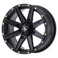 thumbnail image 1 of 4/110 Motosport Alloys M33 Clutch Wheel 14x7 4.0 + 3.0 Satin Black for Yamaha KODIAK 400 2x4 Auto 2003-2004, 1 of 1